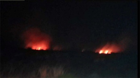 Un F-16 se cayó en Arizona y provocó incendio Un avión militar estadounidense se estrella en Arizona